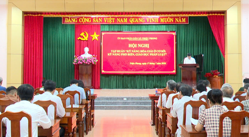 ubnd-xa-trieu-phong-to-chuc-hoi-nghi-tap-huan-ky-nang-hoa-giai-o-co-so-va-ky-nang-pho-bien-giao-duc-phap-luat